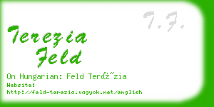 terezia feld business card